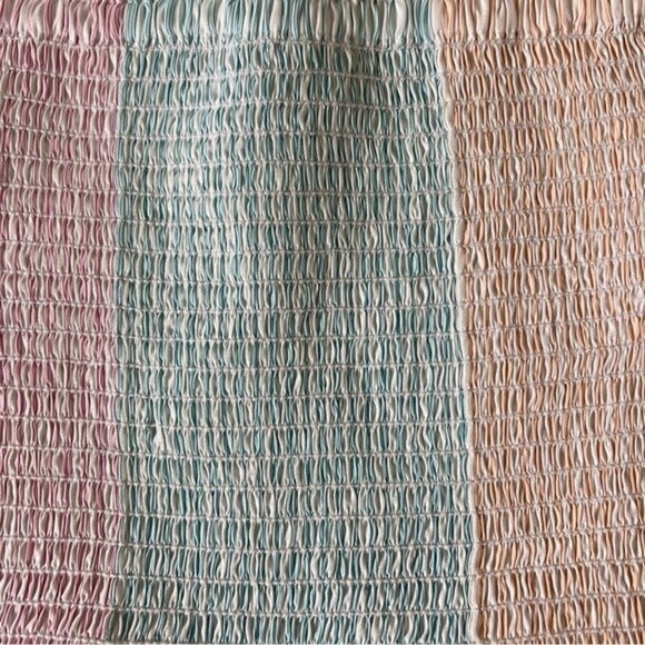 NWT Revolve X Petersyn Marianna Smocked Ruffle Tube Top In Tutti Color SZ XS - Picture 6 of 10